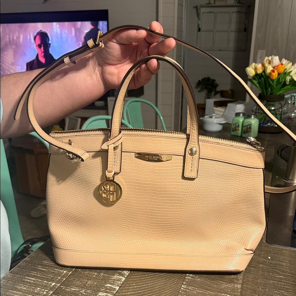 Michael Kors Cream Satchel Bag